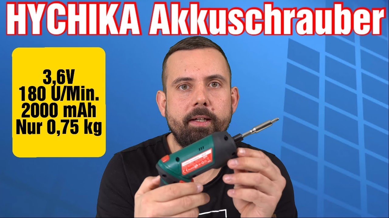 HYCHIKA Akkuschrauber - LED + Magnetfutter