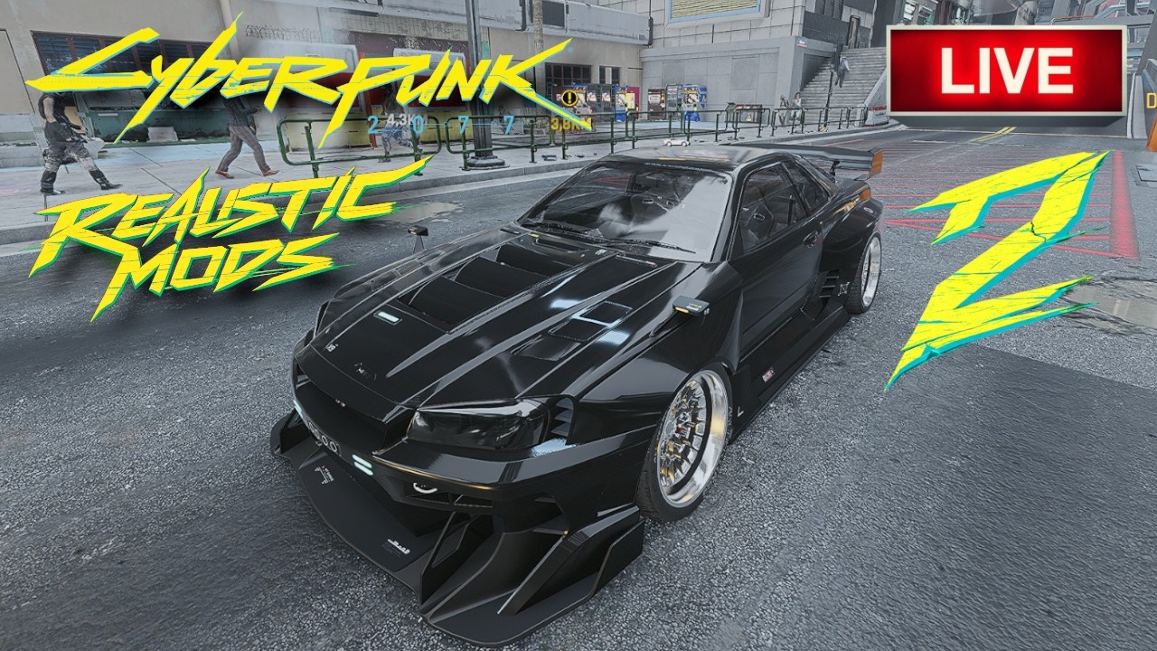 Cyberpunk 2077: Photorealistic Graphics + Real cars | MODDED p2