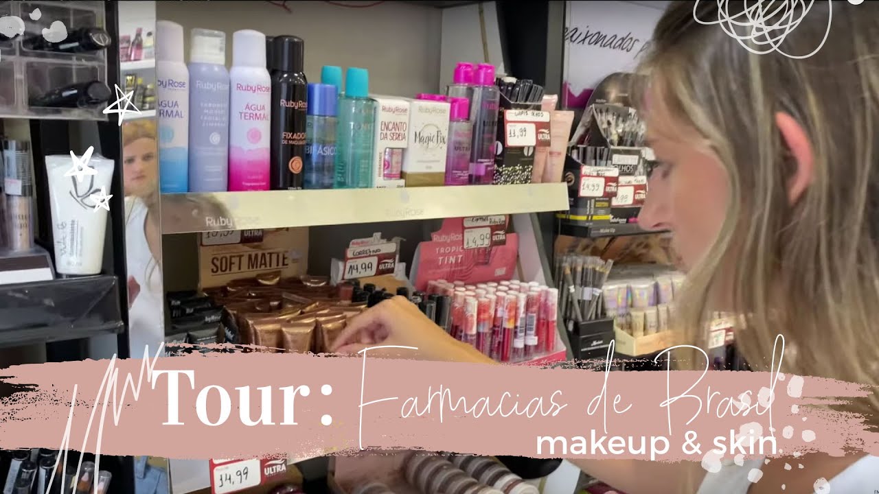 TOUR por las Farmacias Brasileras: Makeup & Cuidado Facial | VLOG #13
