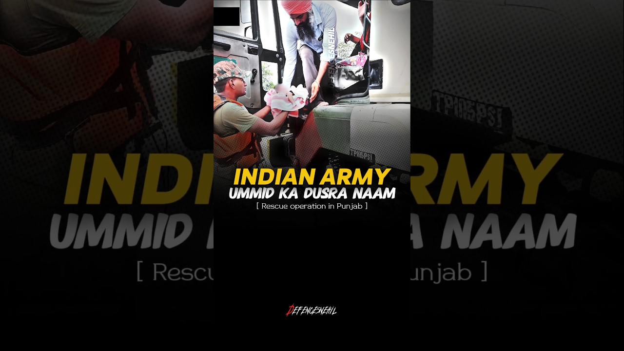 Rescue Operation by Indian Army in Punjab | Punjab Flood | Rescue Operation | Indian Army | 🥷🪖🫡