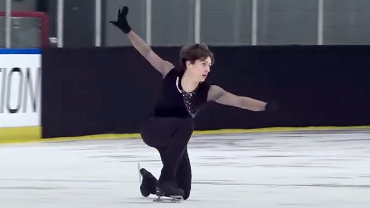 Beck Strommer | Senior Men Short Program | 2025 Midwestern Sectional Singles Final