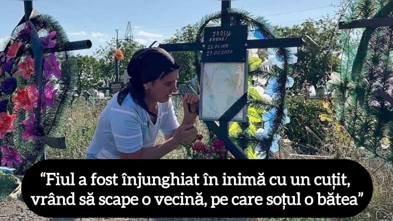 “Fiul a fost înjunghiat în inimă cu un cuțit, vrând să scape o vecină, pe care soțul o bătea”