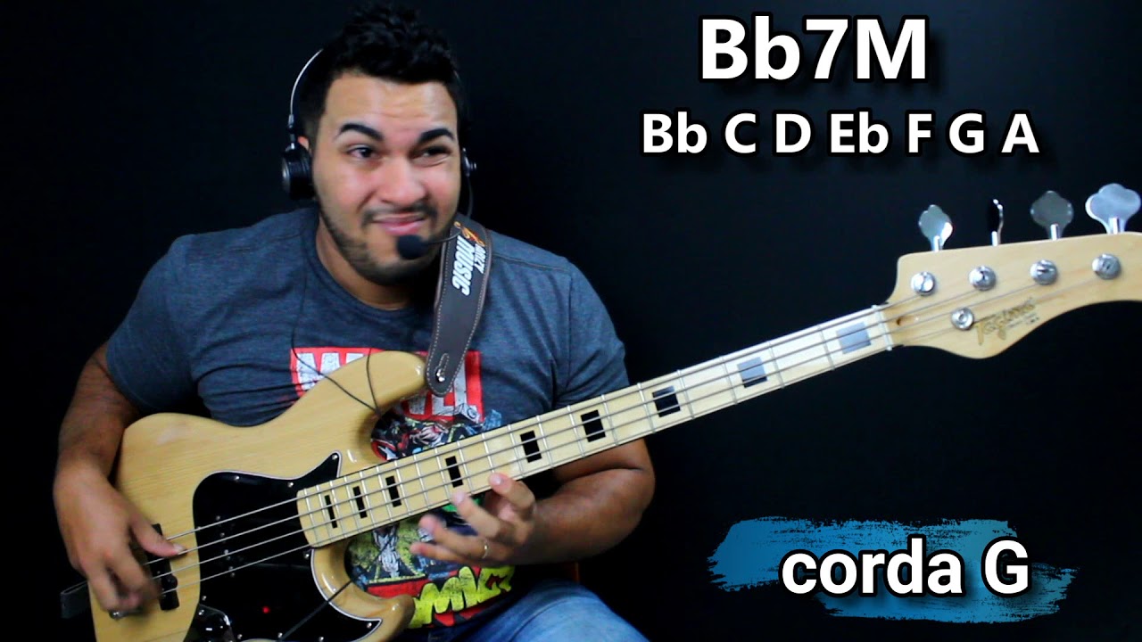 Improvisação em acordes com 7M