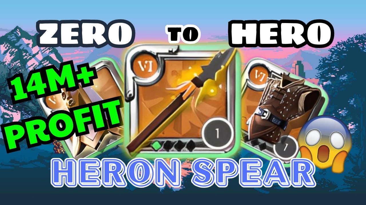 ZERO To HERO - HERON SPEAR - Faceoff Bait Build for 14M+ PROFIT!