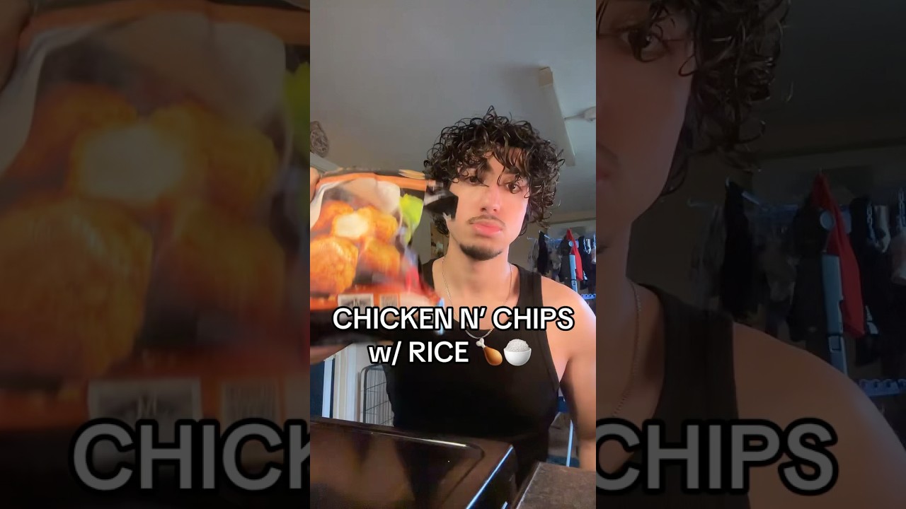 CHICKEN N’ CHIPS w/RICE 🍗🍚