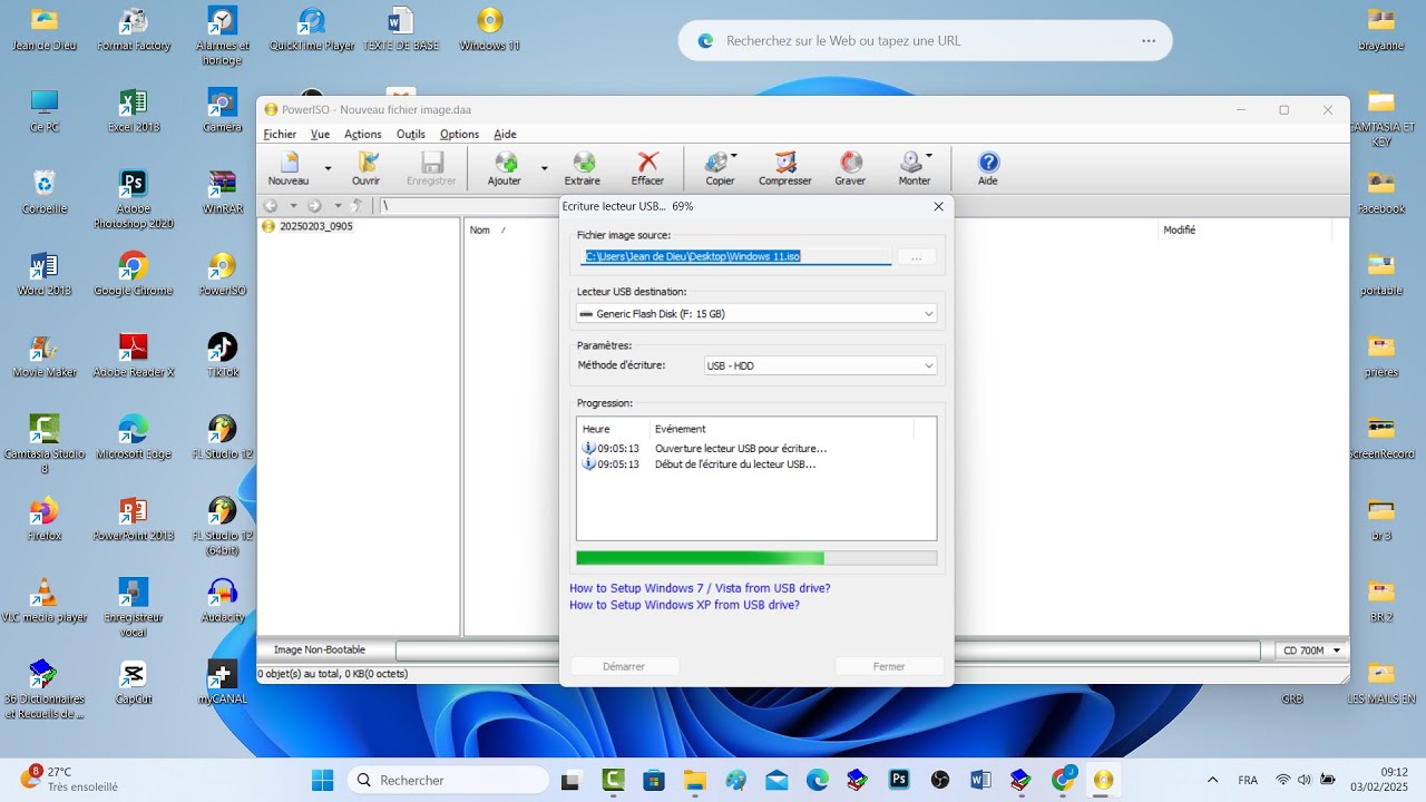 Tuto Power ISO : Comment Cr&eacute;er une Cl&eacute; USB Bootable pour Windows 11 🚀