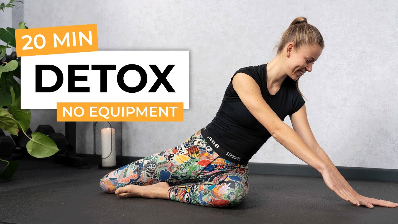 20 MIN FULL BODY WORKOUT | Detox Pilates for Digestion Support