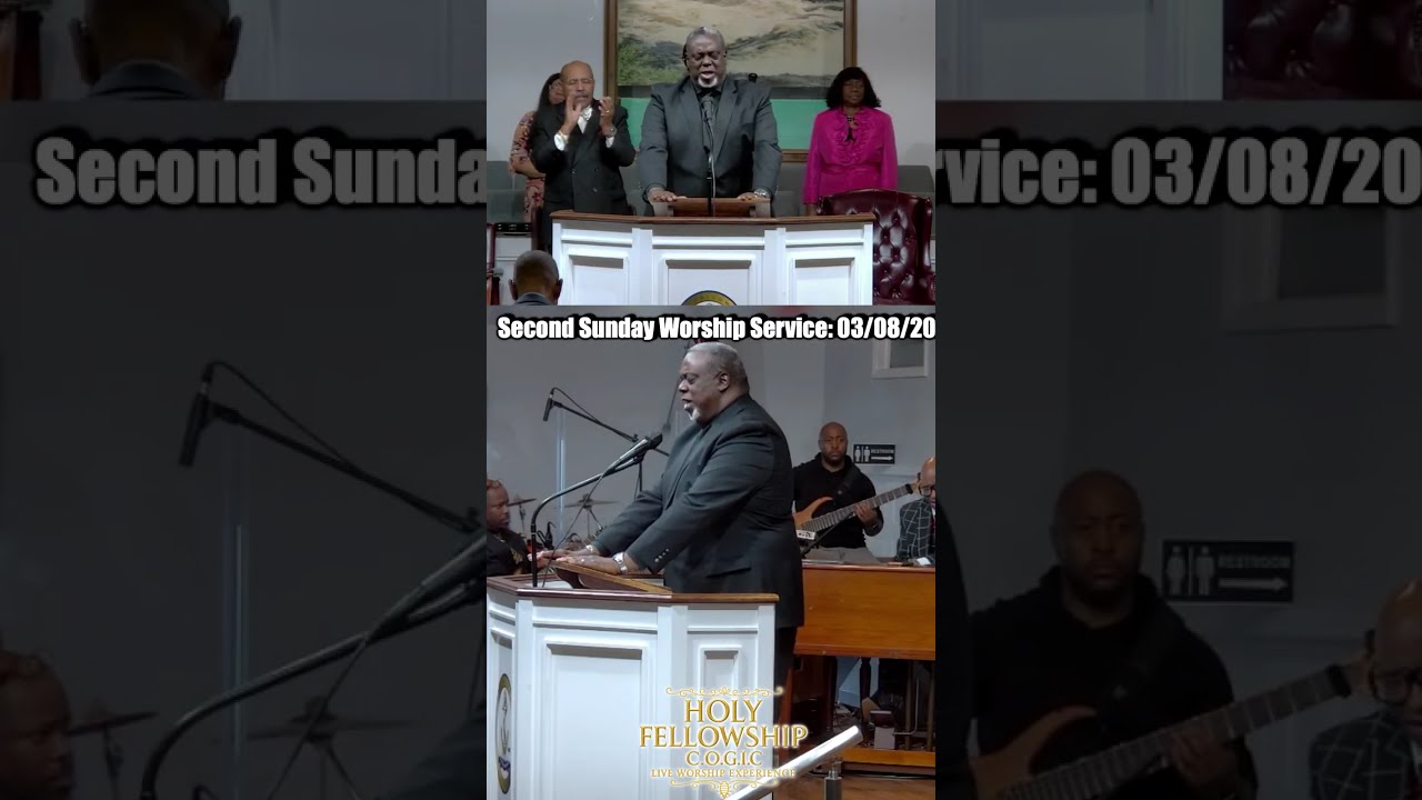 Live 11:00 AM Worship Service at Holy Fellowship C.O.G.I.C. (3/08/2026)