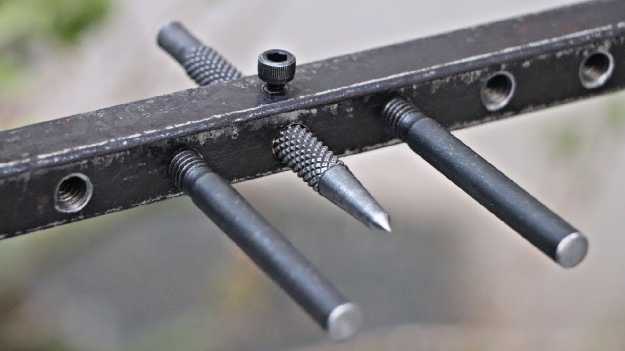 Make A Center Finder Tool || DIY Centerline Tool