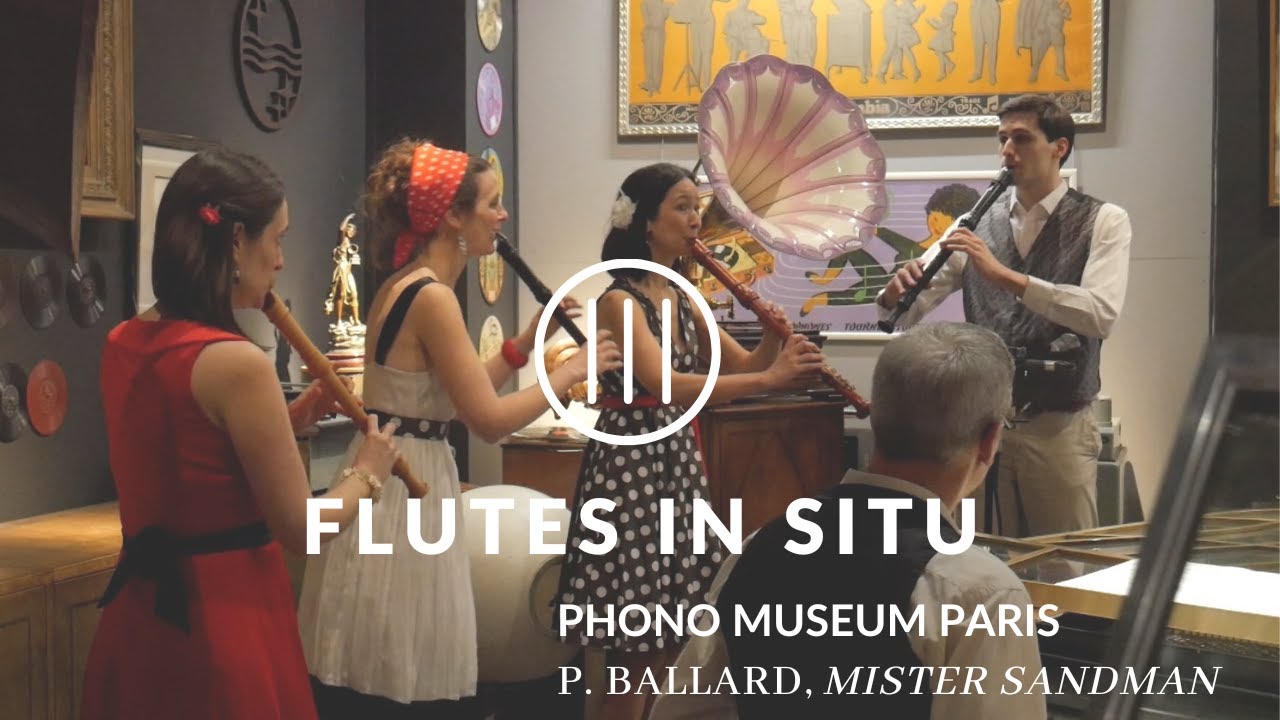 Flutes in situ - PHONO Museum, Paris (E06). Mister Sandman