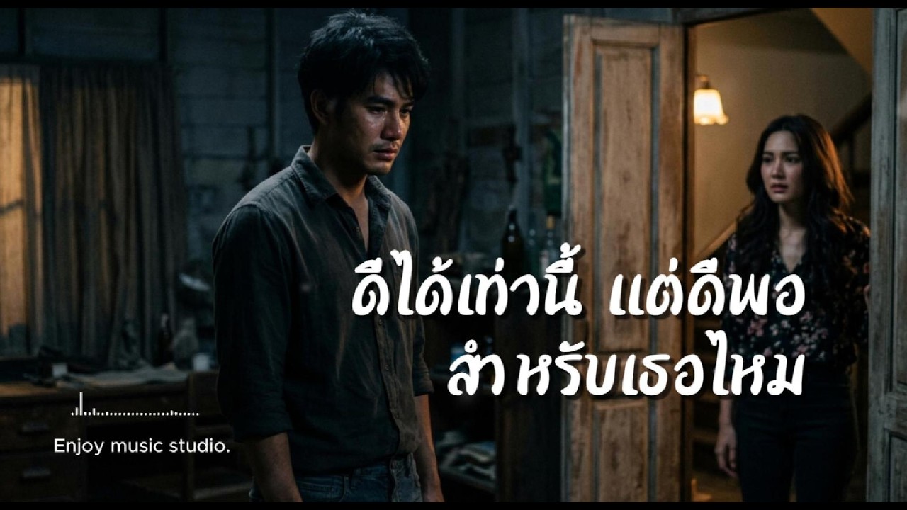 *ใหม่*  เพลง ดีได้เท่านี้ แต่ดีพอสำหรับเธอไหม (official audio) l Enjoy music studio.