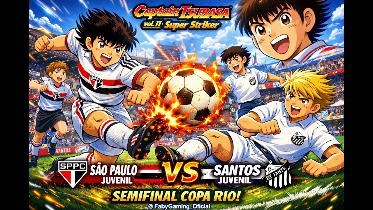 ¡SEMIFINAL DE LOCURA! São Paulo 🆚 Santos 🔥⚡ Goles ÉPICOS | Captain Tsubasa 2.