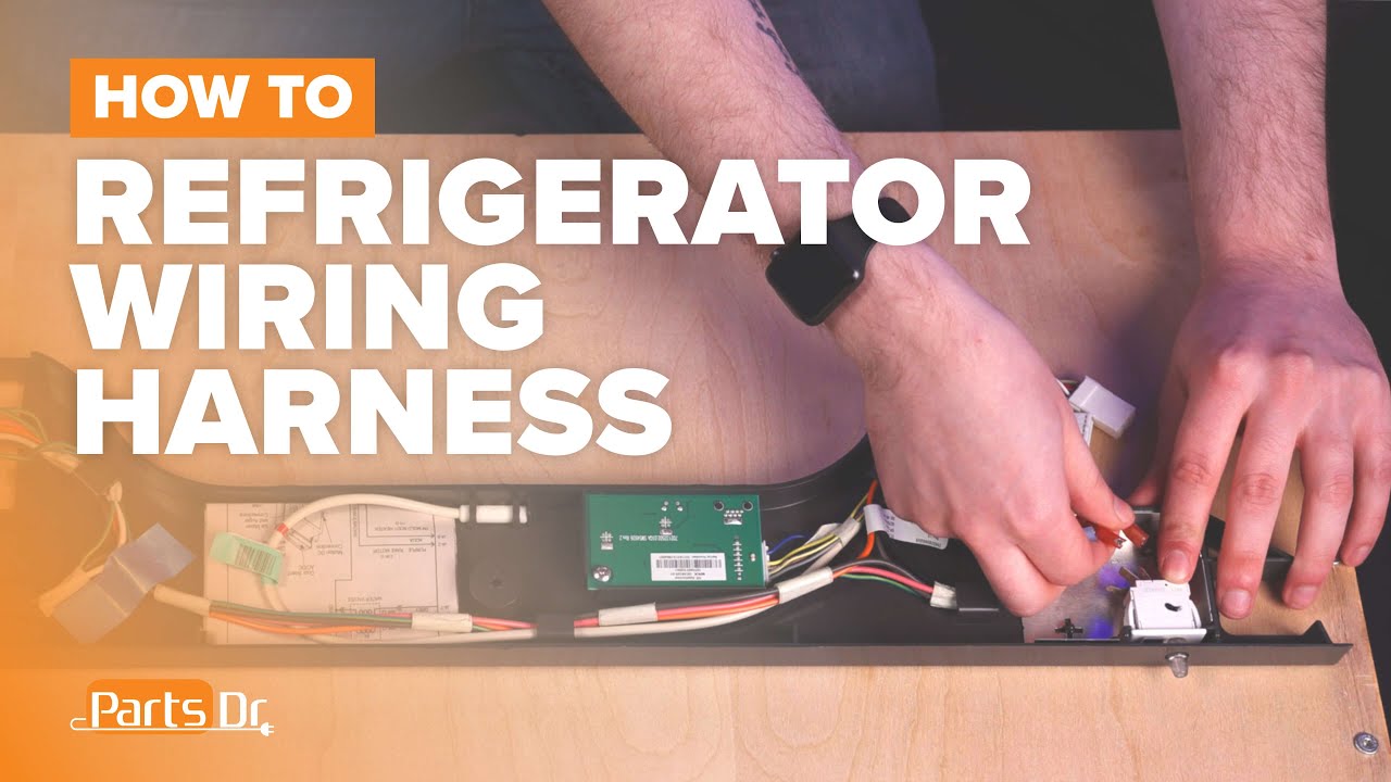 How to replace Door Case Wiring Harness part # WR23X10777 on your GE Refrigerator