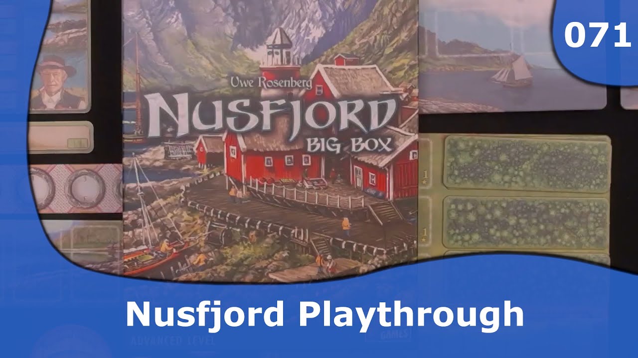 Nusfjord - Solo Playthrough | 071 | CulBlu and Cardboard