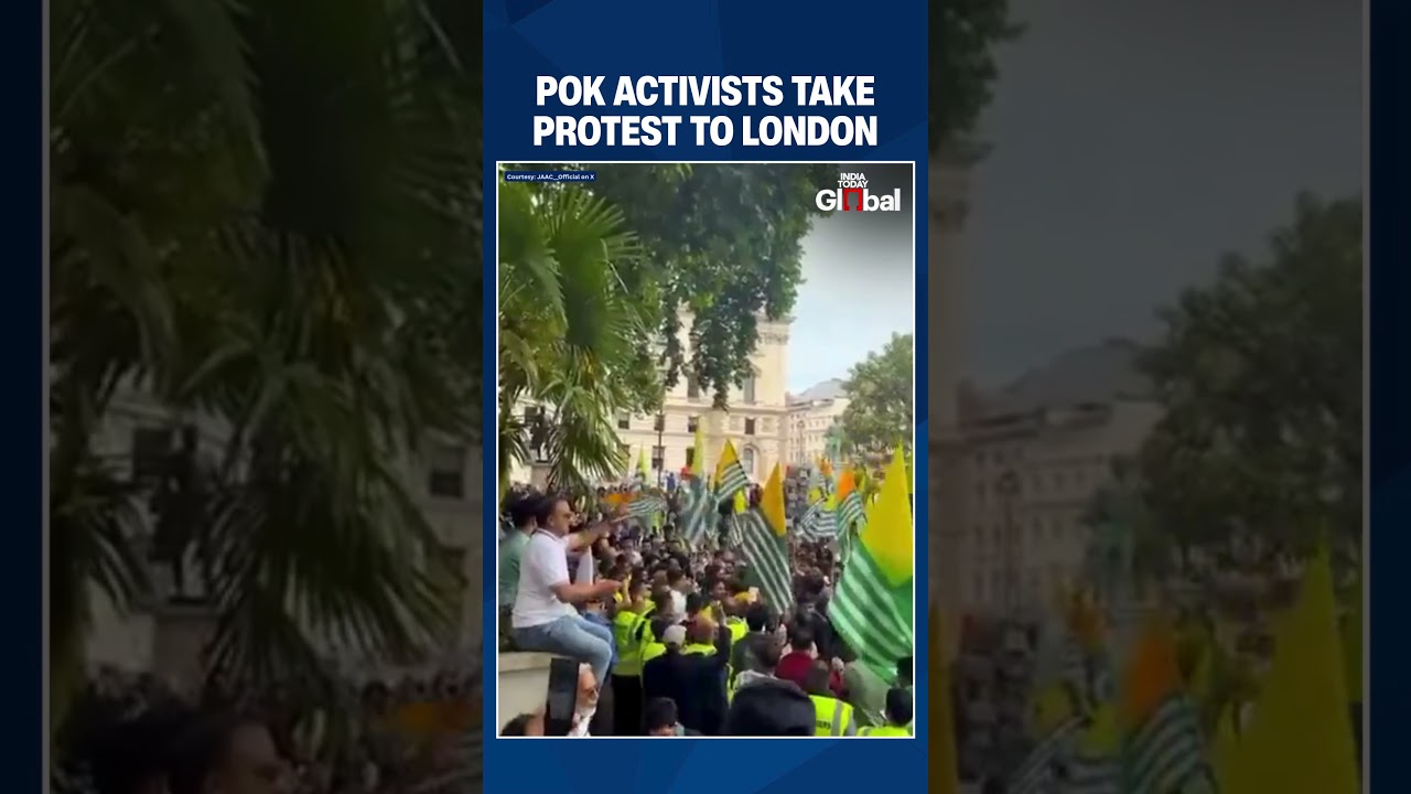 London Protest Backs PoK Movement as Activists Condemn Crackdown and Internet Shutdowns #pokprotest