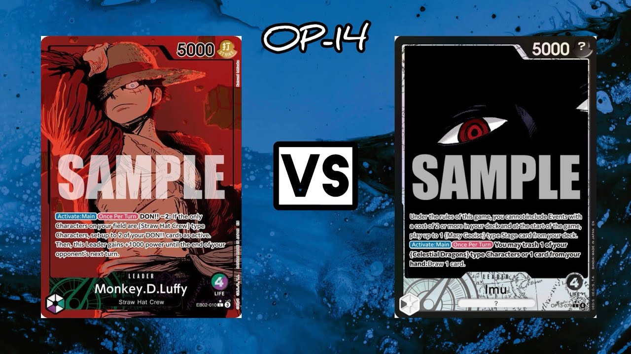 One piece TCG locals GP Luffy vs Imu round 3