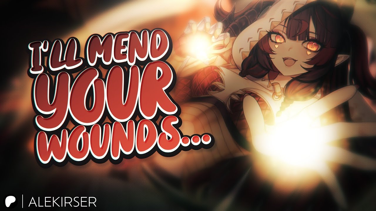 ASMR || Your Tsundere Dragon Girl Tends to Your Wounds After The Siege [Comfort] [Confession] [Lore]