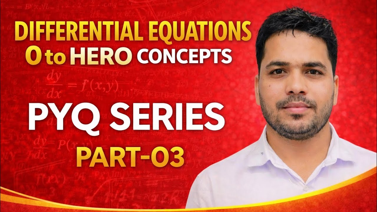 Differential Equations | PYQ Series | Part-03 | Fixed 4 marks |#differentialequations 