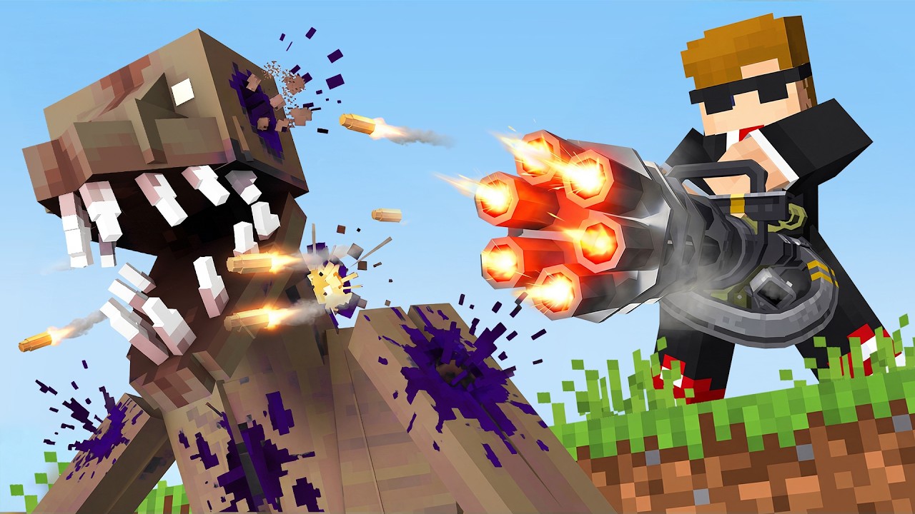 I Added Guns to Scary Minecraft...