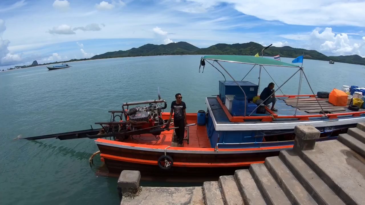 Long tail boat HINO F20c v8 หนึ่งเดียวในไทย