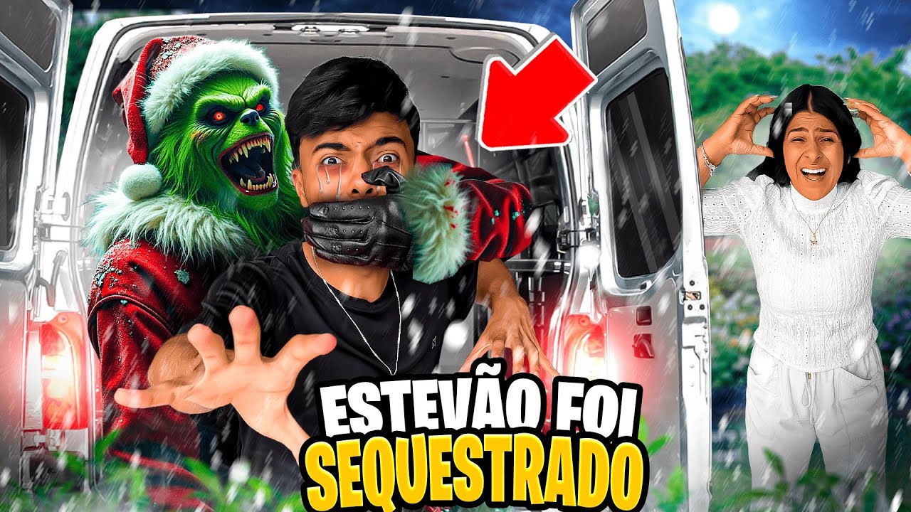 ESTEVÃO FOI SEQUESTRADO PELO GRINCH DA DARK WEB!😱😭 *ele está em perigo!!