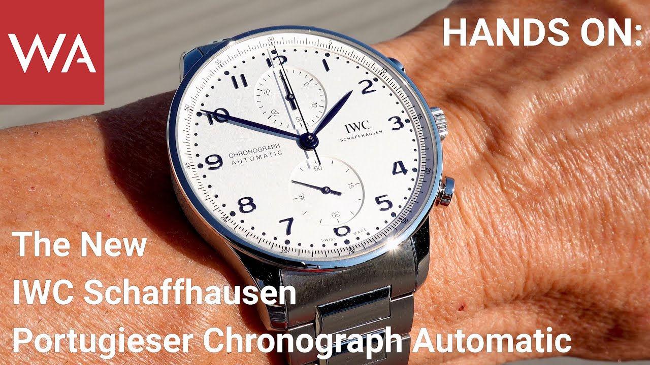 Hands-on: IWC Portugieser Chronograph Automatic NEW with stainless steel bracelet