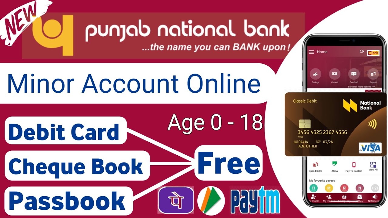 Punjab National Bank Minor Account Opening Online 2023 | PNB Minor Account Opening Online