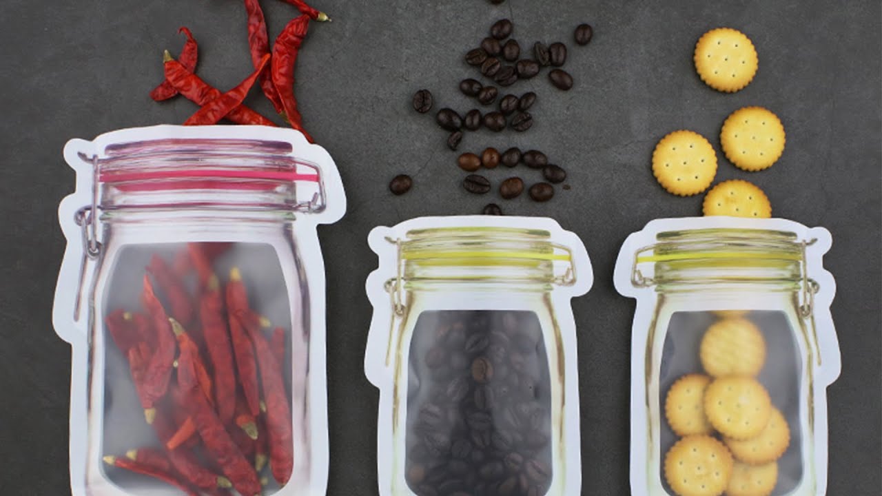 Stasher Mason Jar Zipper Reusable Bags Review 2020