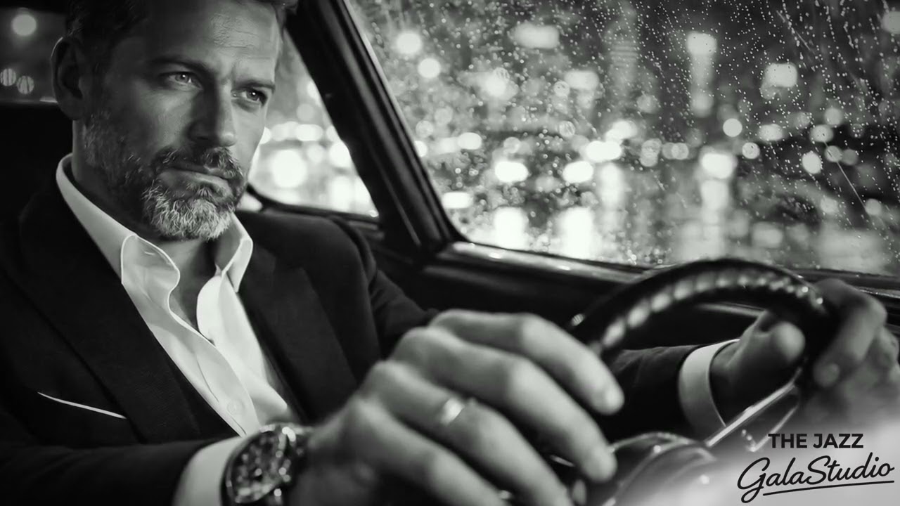Midnight Drive: Dark Noir Jazz 🌃 Night Drive Vibes & Deep Baritone (Focus & Clarity)