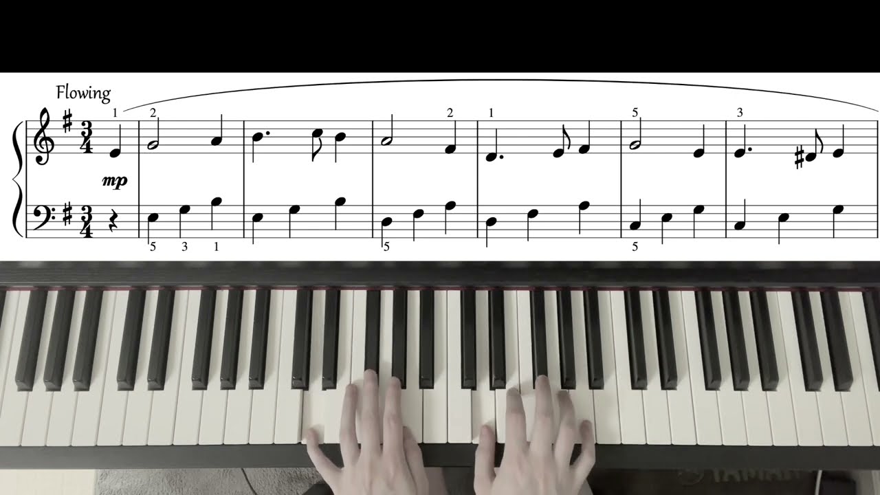 Greensleeves ~ Traditional English Song | with Piano Score (beginner piece)