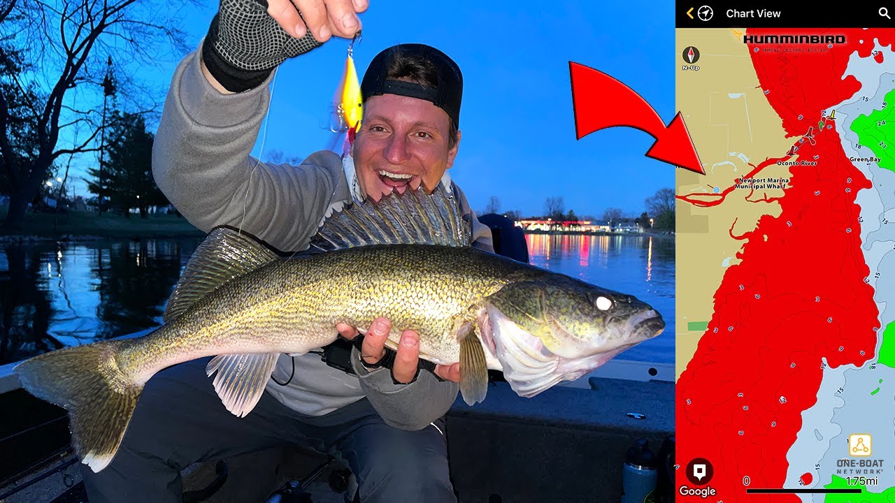 Walleye Fishing the Oconto River! (Night Casting)