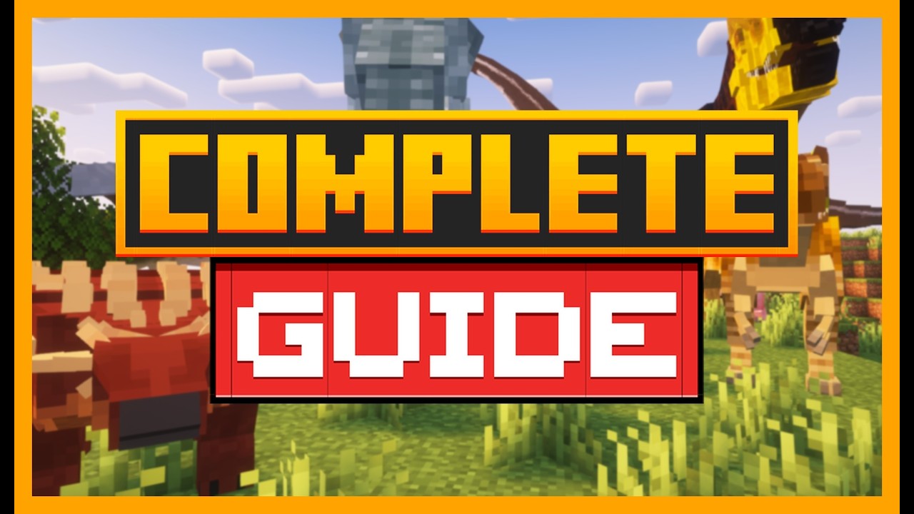 COMPLETE GUIDE to the Jurassic World Reborn MOD for MINECRAFT