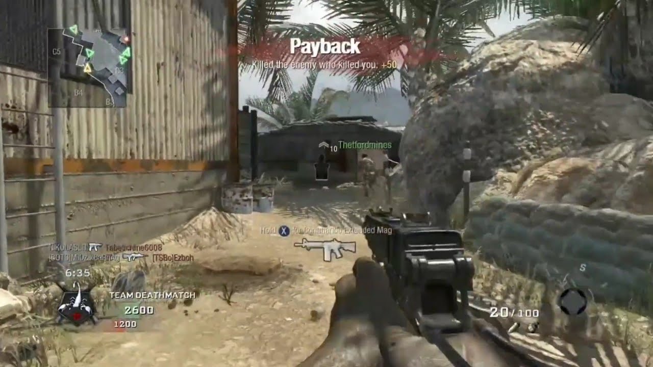 Call Of duty black ops - Firing Range ( Team Deathmatch )