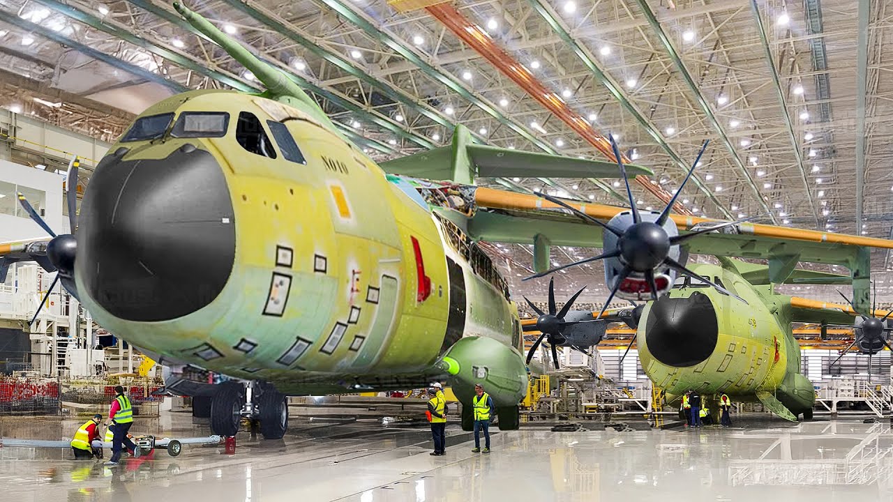 Inside Factory Producing Europe&rsquo;s Largest Military Plane Ever
