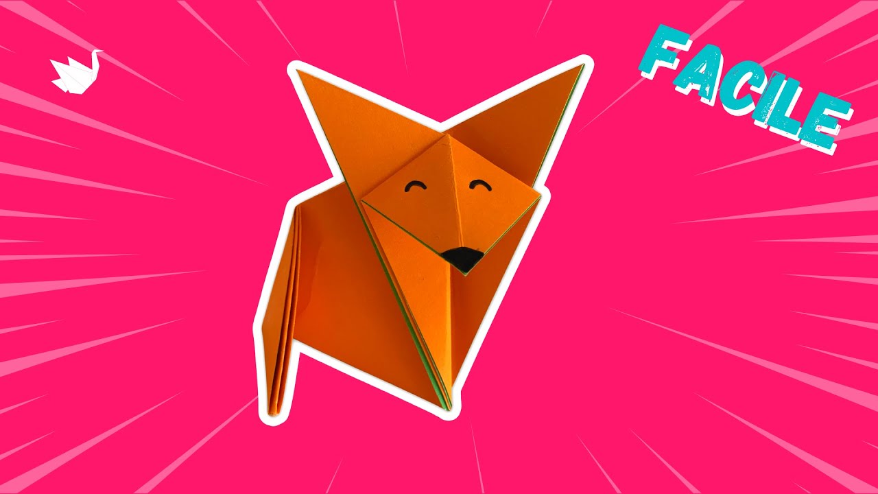 Origami renard : comment plier renard en papier (Tuto Facile)