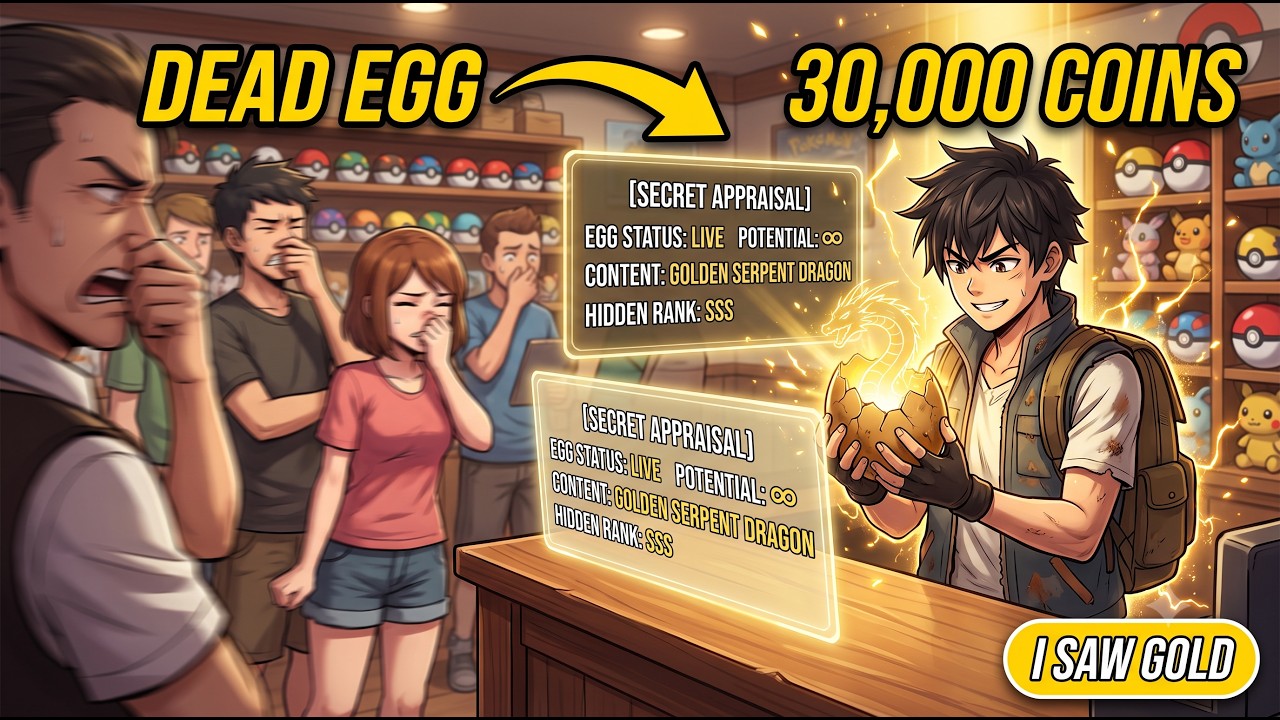 My System Demanded A 1-In-A-Million Pokemon, So I Bought A Dead Egg For 30,000 Coins