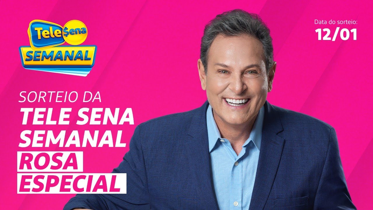 SORTEIO da TELE SENA SEMANAL ROSA - EDIÇÃO ESPECIAL (12/01/2025)
