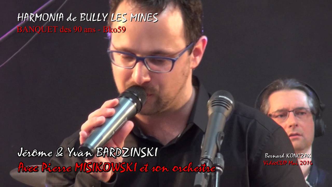 CLAUDIE avec les Jérôme & Yvan BARDZINSKI aux 90 ans d' HARMONIA (3)