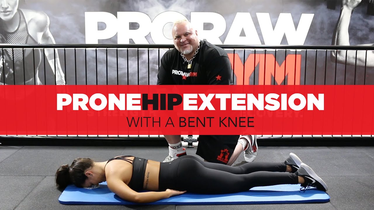 Prone Hip Extension Bent Knee