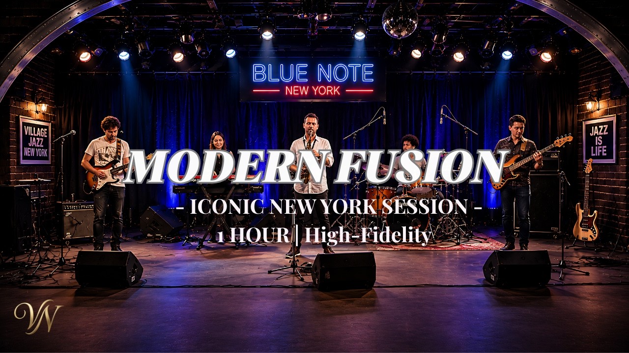 🎷 Iconic New York Session - High-Fidelity Modern Fusion Jazz | 1 Hour Mix ✨