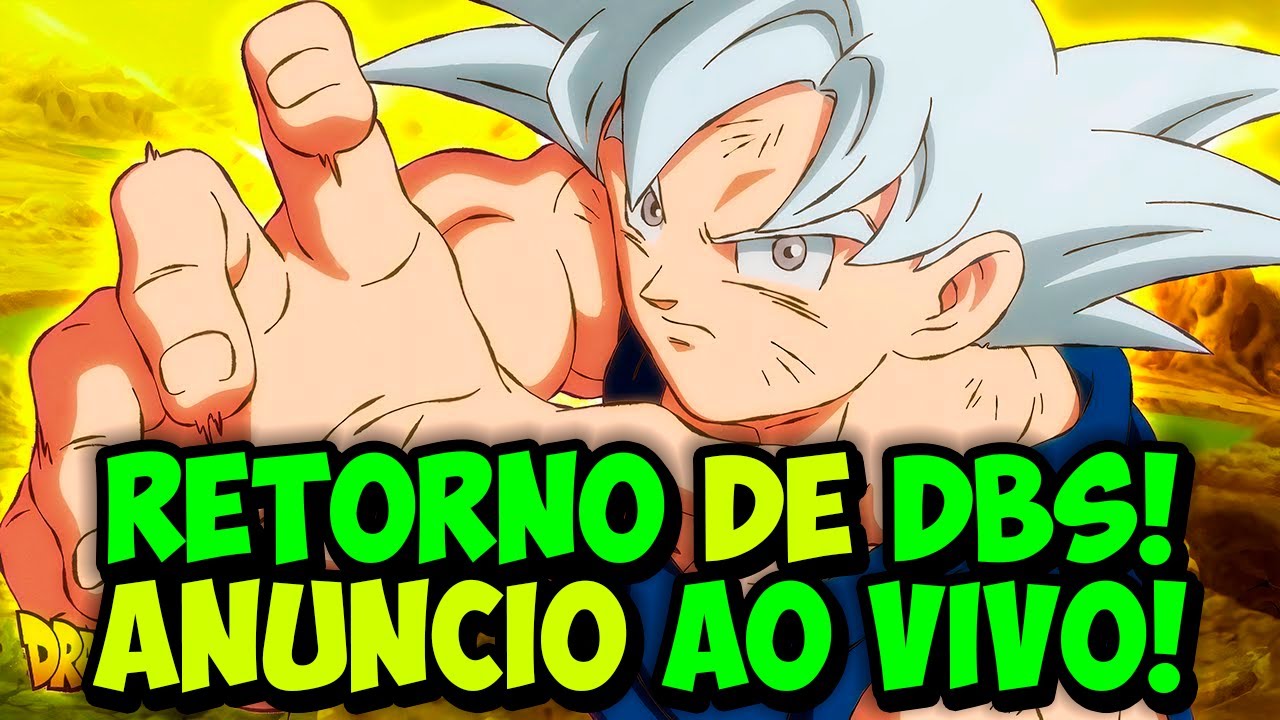 LIVE DO RETORNO DE DRAGON BALL SUPER (ANÚNCIO AO VIVO)