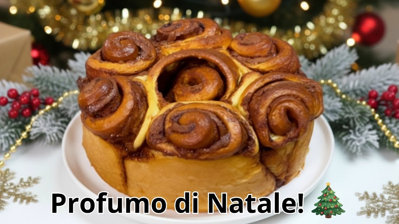 TORTA DI ROSE natalizia: soffice, profumata e speziata
