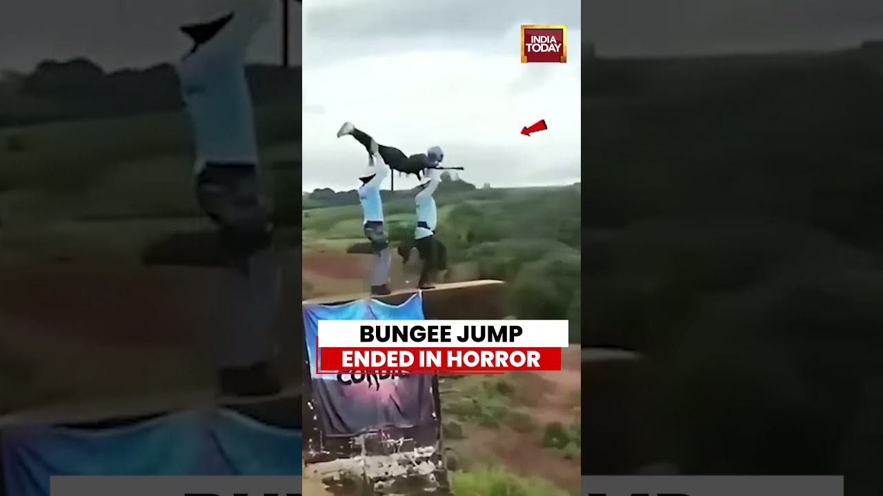 Вирусное видео: 21-летний парень погиб из-за того, что веревка для банджи-джампинга не была прикр...