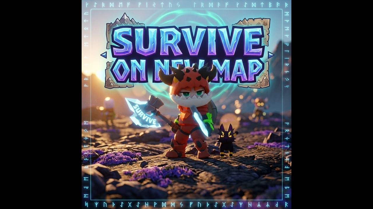 Spirit Vale : Survive on the New map,Berserker Axe throw-Bash, ปาขวานเอาชีวิตรอดในแมพใหม่ (DPS 150K)