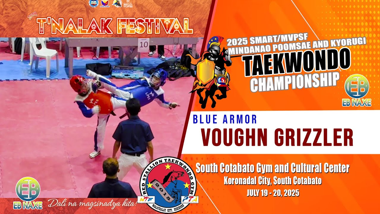 Voughn Grizzler at T'nalak Festival Taekwondo Championships | 2025-0719 20 EB NAXE