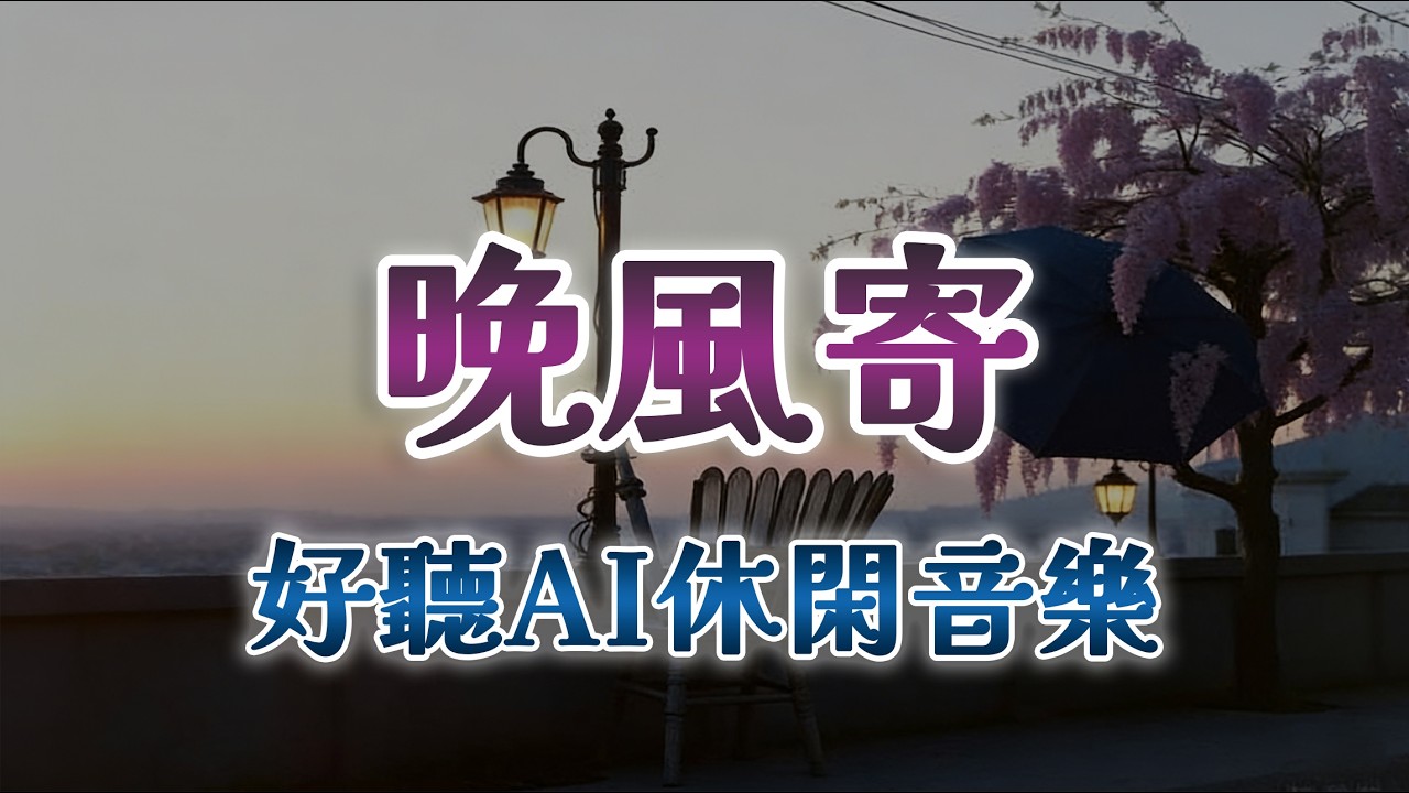 AI休閑音樂欣賞-「晚風寄」 「晚風漫過窗沿 搖晃燈影晃 心中有個遠方 藏著你的模樣」 #動態歌詞 #音樂 #推薦 #抖音 #chinesemusic