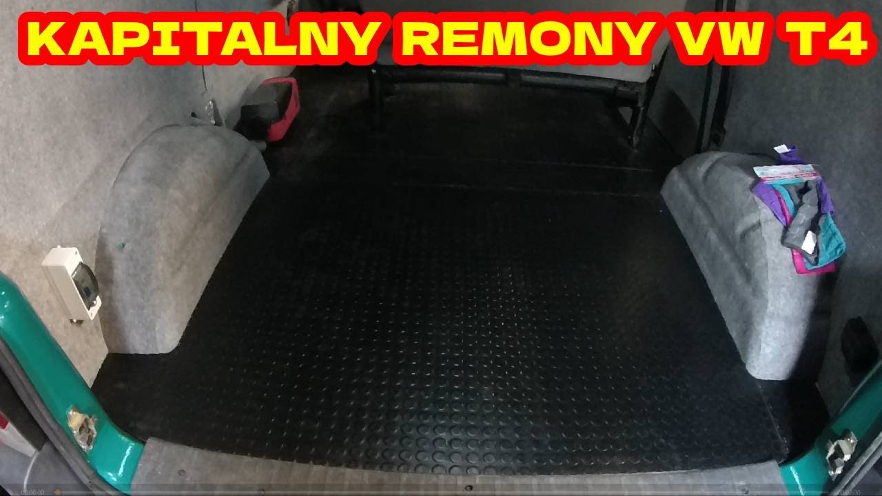 REMONT VW T4 #40| Nowa guma na podłogę zainstalowana.