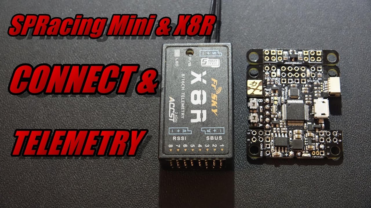 SPRacing Mini & X8R: Connect & Telemetry