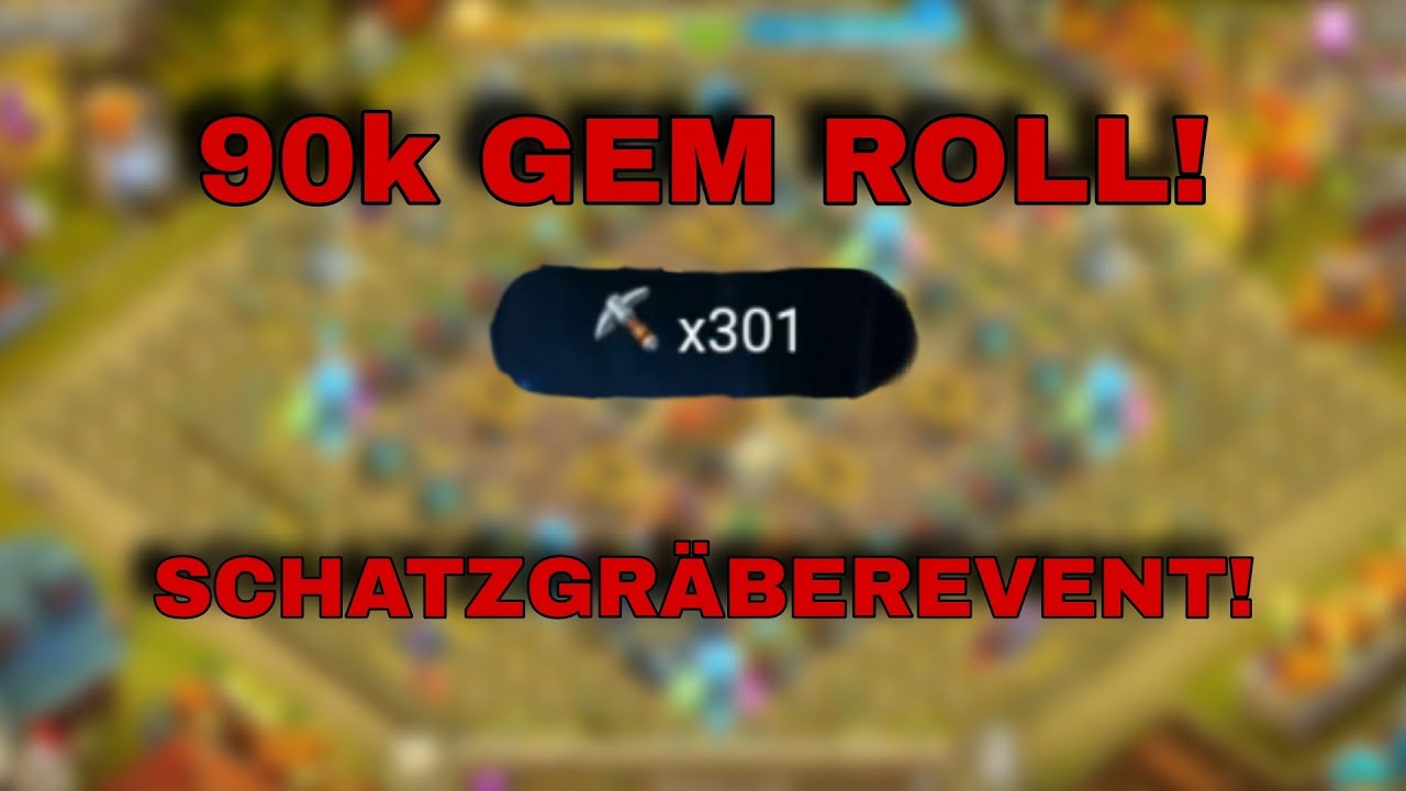 Castle Clash: 90k Gems beim Schatzgräberevent! Der unglücklichste Traitroll aller Zeiten?