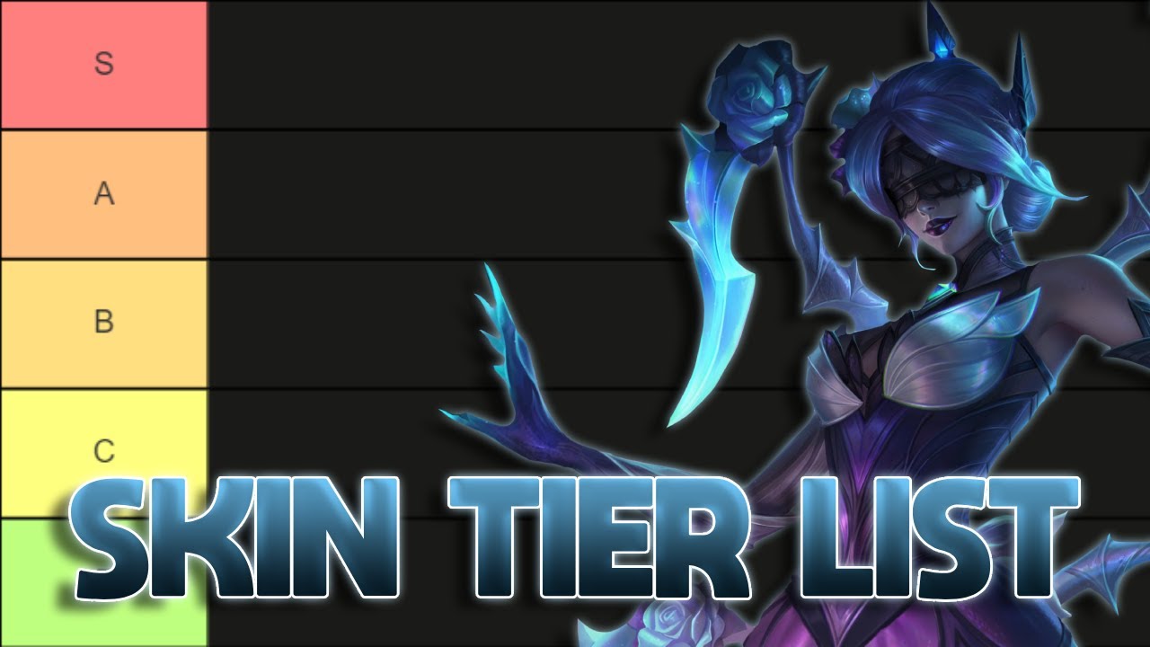 TIER LIST DAS SKINS DA ELISE (MUITA ARANHA)